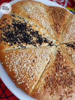 صورة لوصفة الخبز التركي