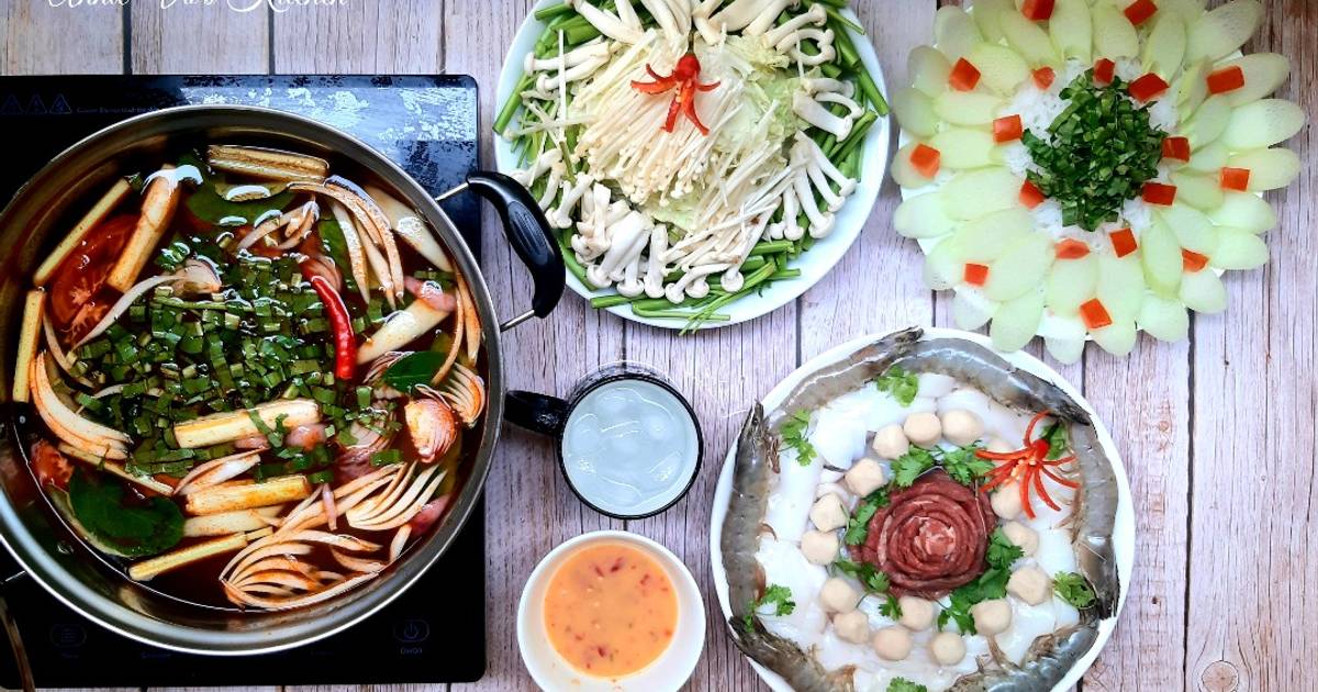 Cách chọn tôm, mực và cá để nấu lẩu Thái?

