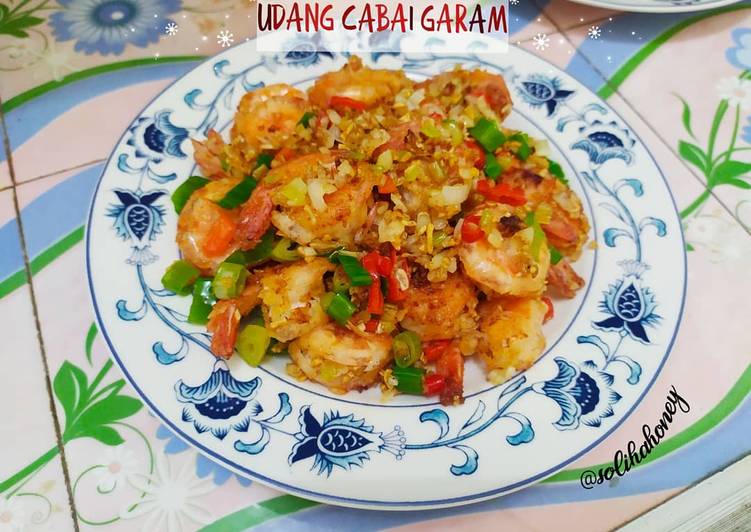 Udang Cabai Garam - Clean Eating Version