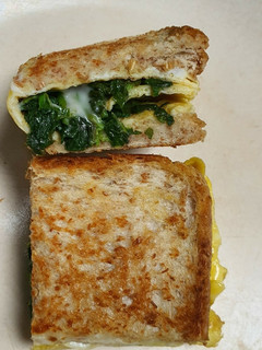 Foto resep 80. Spinach Egg Toast