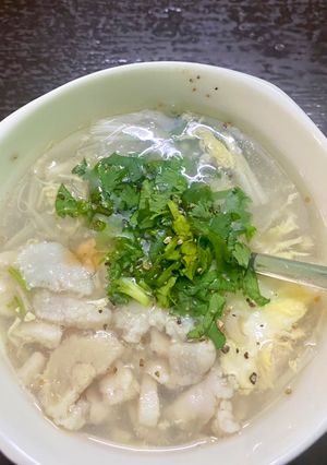 Hình của món Súp sò điệp.
