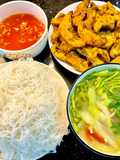 Bún cá chấm