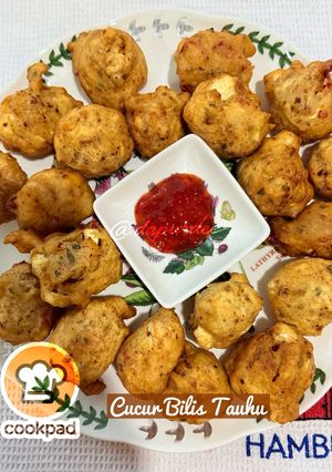 Gambar 👩🍳Cucur Bilis Tauhu