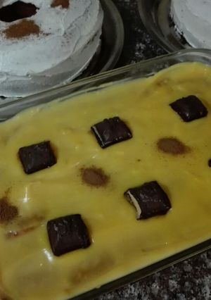 صورة لوصفة كاسترد بالبسكويت