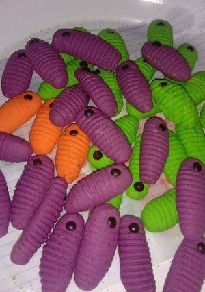 Foto resep Kue ulat warna_warni