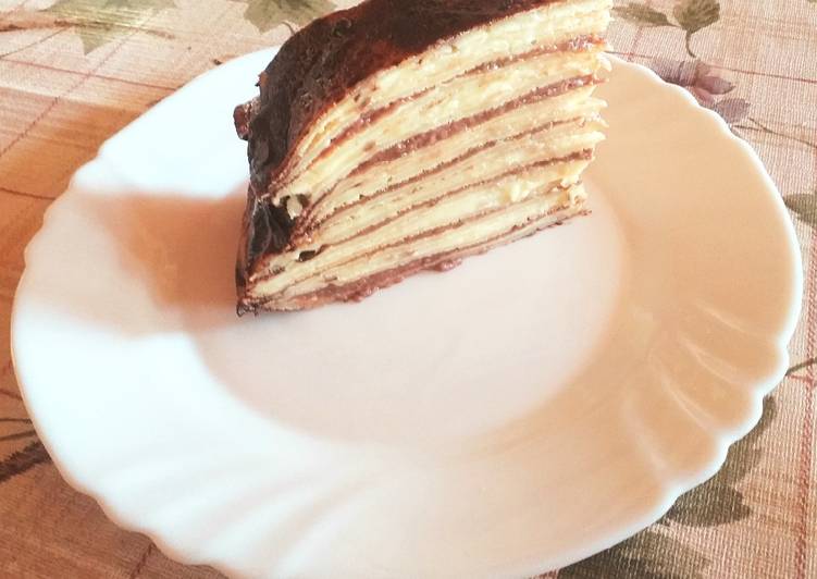 Pudingos palacsintatorta