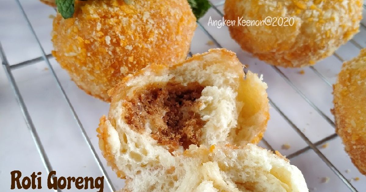 Resep Roti Goreng Isi Abon (Tanpa Ulen Hasil Empuk) oleh Angken Keenan ...