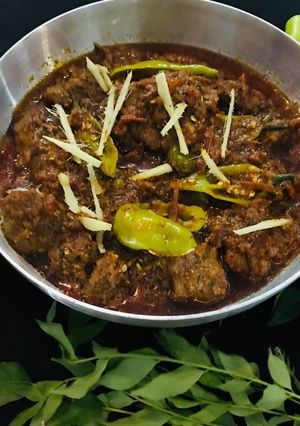 A picture of Beef karahi.
