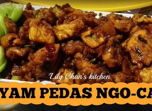 Foto resep Ayam Pedas Ngo-Cap (Ngohiang Kecap) ala LC