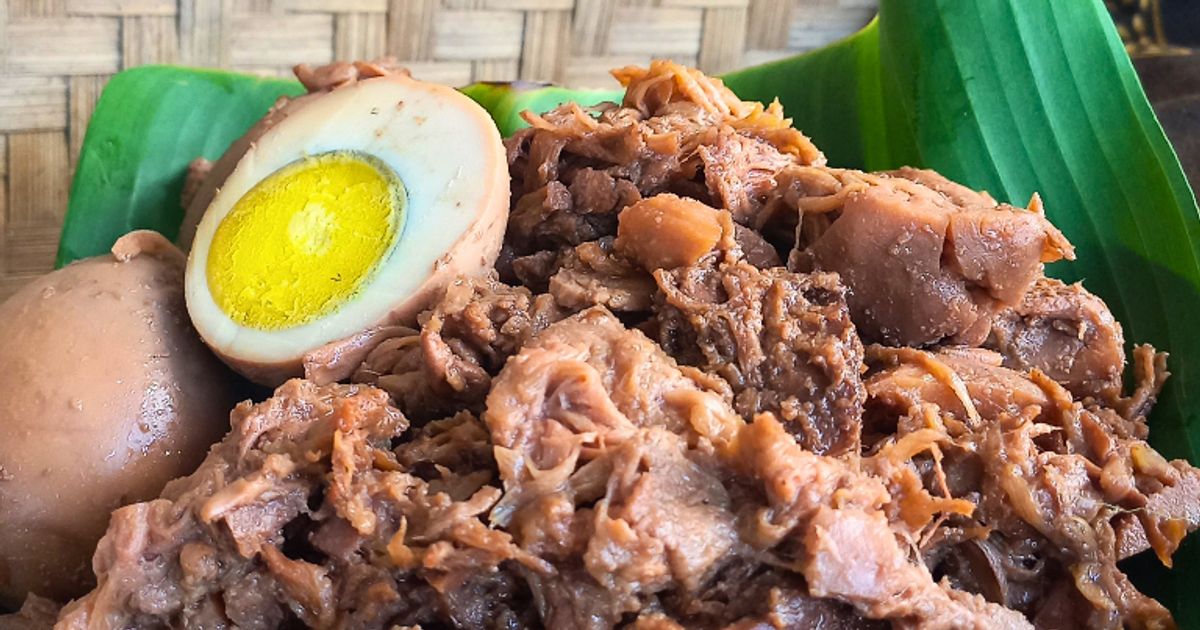 Gudeg Jogja simpel dengan magic com