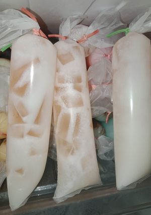 Foto resep Es susu jely