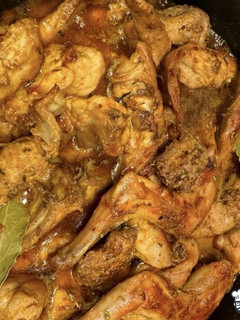 Una foto de Conejo en Salmorejo (receta Canaria)