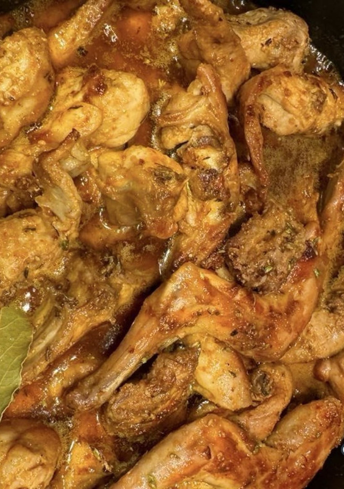 Una foto de Conejo en Salmorejo (receta Canaria)