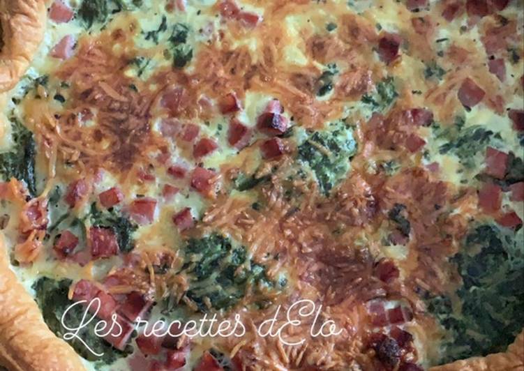 Recette De Quiche épinard /jambon