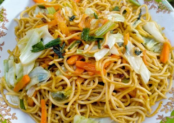 Bagaimana Membuat Bakmie goreng jawa rumahan, Enak Banget