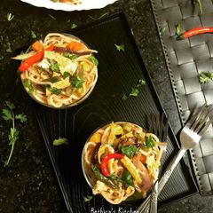 A picture of Egg Noodles Stir Fry.