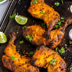 A picture of Indian Spiced Chargrilled Chicken Kebab.