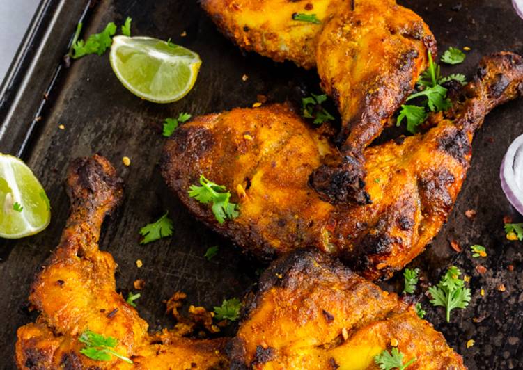 Steps to Make Speedy Indian Spiced Chargrilled Chicken Kebab