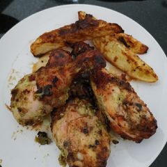 A picture of Chicken Kebabs.