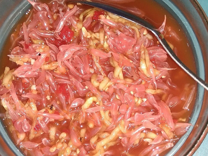 Langkah Gampang Membikin Resep  Rujak timun jeruk bali yang Enak Banget, Sempurna