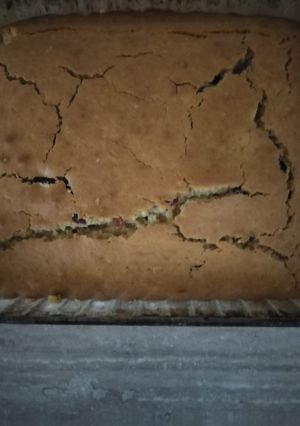 Φωτογραφία της συνταγής Κέικ με σταφίδες χωρίς αυγά και χωρίς μίξερ