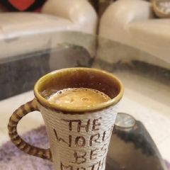 A picture of Frothy Cream coffe.