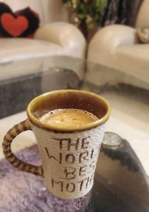 A picture of Frothy Cream coffe.