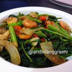 A picture of Tumis kangkung udang.