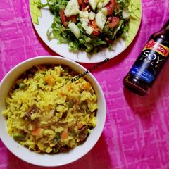A picture of Turmeric Fried rice.