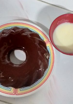 Foto resep Puding Coklat Vla Instan My vla Vanila
