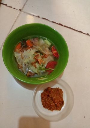 Foto resep SaYur SoP DaGing Plus Sambal