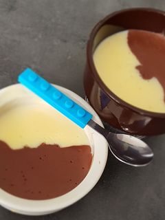 Une photo de °Crème dessert vanille/chocolat °
