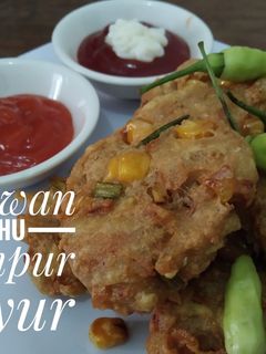 Foto resep Bakwan Tahu Campur Sayur
