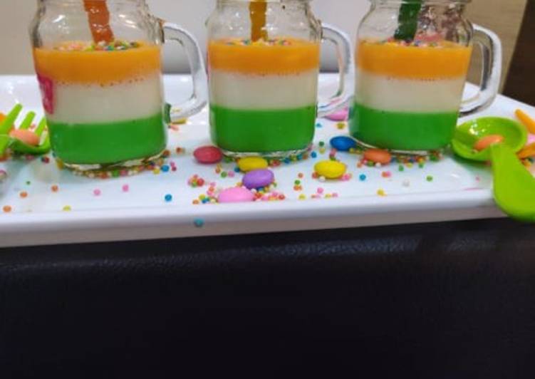 Steps to Prepare Perfect Tricolour Jelly