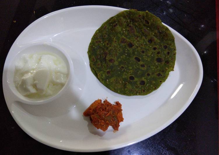 Recipe: Eating on a Dime Spinach Paratha