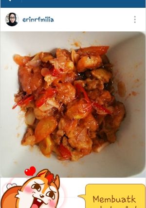 Foto resep Udang asam manis saos tiram