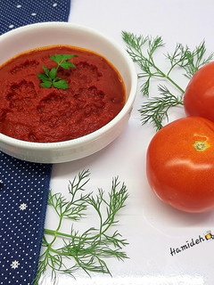 عکسی از دستور رب گوجه خونگی (Tomato paste)🍅