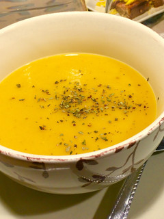 Una foto de Crema de calabaza