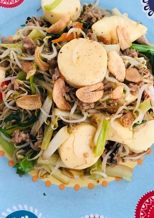 รูปของ ผัดถั่วงอกหมูสับเต้าหู้ไข่ คีโต