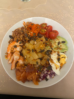 Una foto de Poke bowl