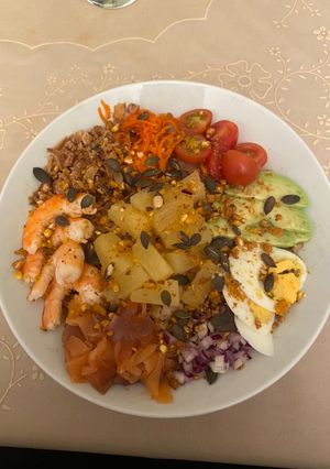 Una foto de Poke bowl