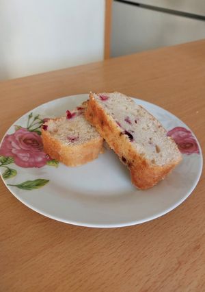 Φωτογραφία της συνταγής Κέικ με λεμόνι 🍋, Lemon blueberries cake 💥
