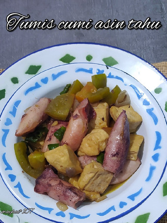 Cara Bikin Tumis cumi asin tahu Irit Untuk Jualan