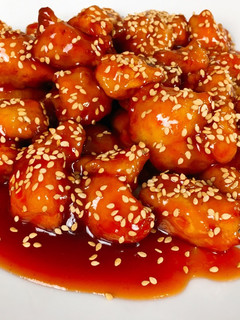 Una foto de Pollo a la miel 🍯 | comida china