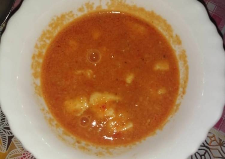 شوربة الذرة بالطماطم