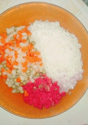صورة لوصفة سلاطة الأرز