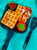 Vegetables Waffles