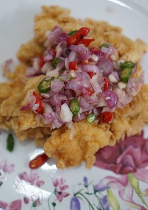 Foto resep Dori tepung sambal matah