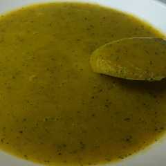 Una foto de Crema de calabacín