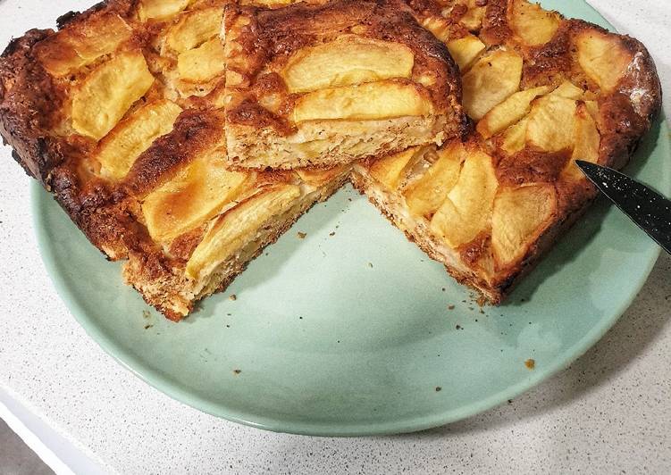 Steps to Make Favorite Tarta de manzana con galletas